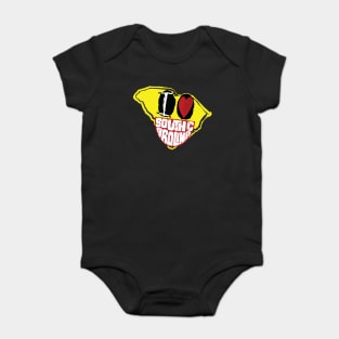 I Love South Carolina Smiling Happy Face Baby Bodysuit